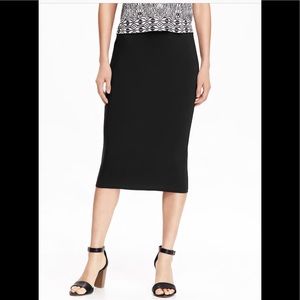 Jersey Pencil Midi Skirt for Women